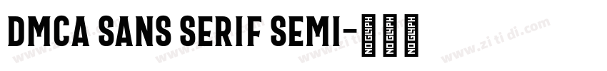 DMCA Sans Serif Semi字体转换